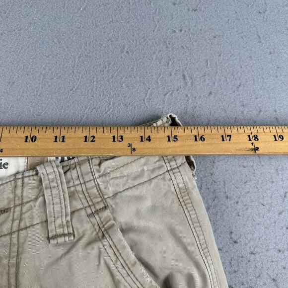 Vtg Y2K Abercrombie & Fitch Cargo Shorts Men’s 28‎ Khaki Drawstring Paratrooper - Picture 6 of 16
